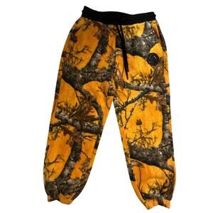 Moose Knuckles x Post Malone Men's Orange Sherpa Jogger Pants Size L  NWT